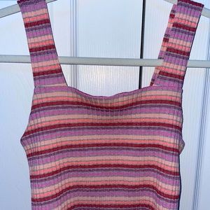 AMERICAN EAGLE OUTFITTERS MUTI COLOR CROP TOP!